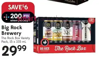 Sobeys Big Rock Brewery The Rock Box Variety Pack, 15 x 335 mL offer