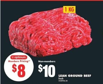 No Frills LEAN GROUND BEEF 1 KG offer