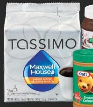 No Frills MAXWELL HOUSE or NABOB TASSIMO PODS 8-16's offer