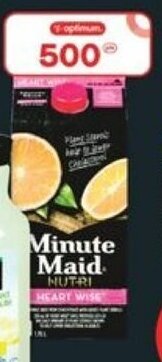 No Frills MINUTE MAID NUTRI JUICE 1.54/1.75 L offer