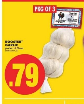No Frills ROOSTER™ GARLIC PKG OF 3 offer