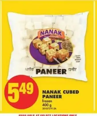 No Frills NANAK CUBED PANEER 400 g offer