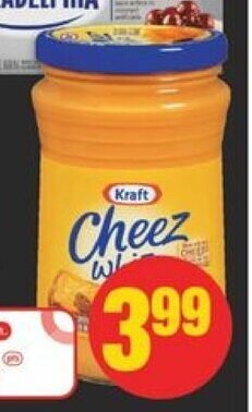 No Frills KRAFT CHEEZ WHIZ 450 g offer
