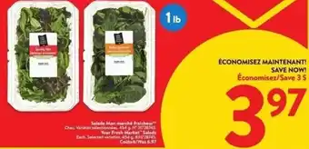Walmart Salade Mon marché fraicheur 1 lb offer