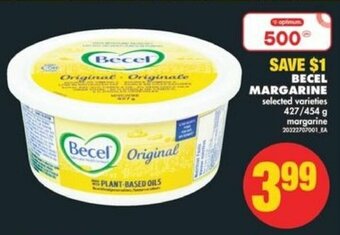 No Frills BECEL MARGARINE 427/454 g offer