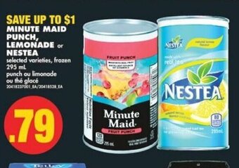 No Frills MINUTE MAID PUNCH, LEMONADE or NESTEA 295 mL offer