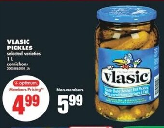 No Frills VLASIC PICKLES 1 L offer