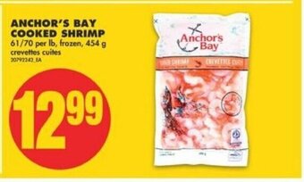 No Frills ANCHOR'S BAY COOKED SHRIMP 61/70 per lb, 454 g offer