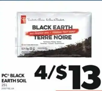 Real Canadian Superstore PC BLACK EARTH SOIL 25L 2057792.1A offer
