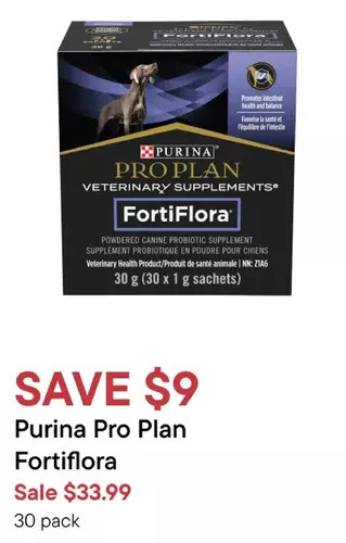 Petvalu Purina pro plan fortiflora offer