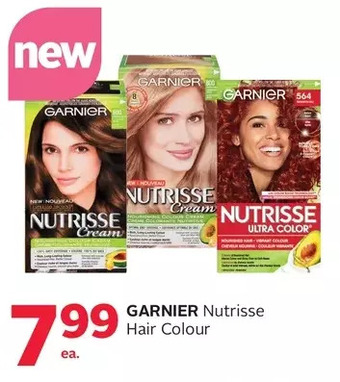 Rexall Garnier nutrisse hair colour offer