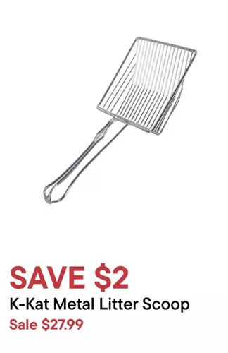 Petvalu K-kat metal litter scoop offer