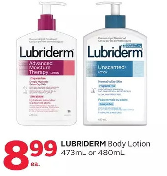 Rexall Lubriderm body lotion offer