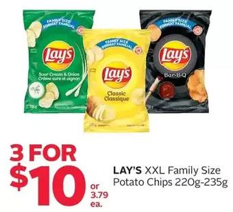Rexall Lay's xxl family size potato chips offer
