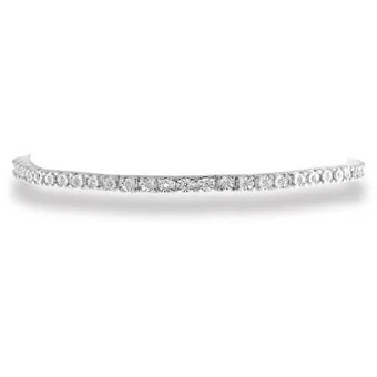 Charm Diamond Sterling silver diamond bracelet offer