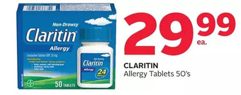 Rexall Claritin allergy tablets offer