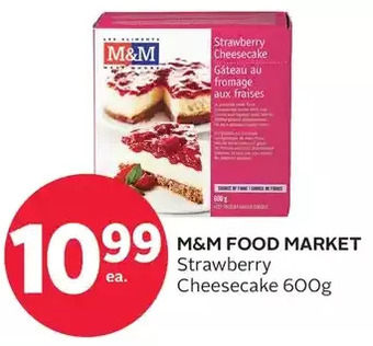 Rexall M&m food market strawberry cheesecake offer
