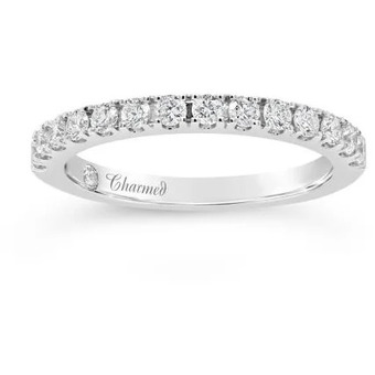 Charm Diamond Charmed by richard calder 14k white gold 0.52ctw diamond anniversary band offer