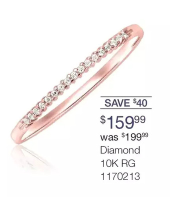 Charm Diamond Diamond 10k rg offer