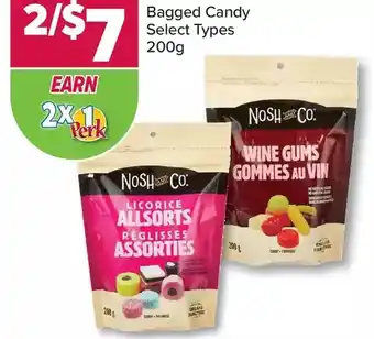 PharmaChoice Nosh and co. bagged candy offer