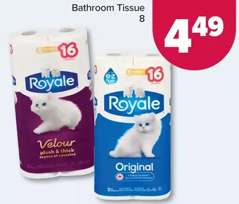 PharmaChoice Royale bathroom tissue, 8 offer