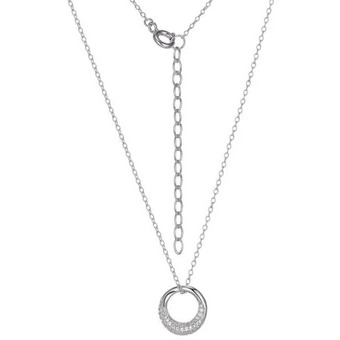 Charm Diamond Elle circle necklace offer