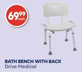 Wellwise by Shoppers Bath bench with back offer