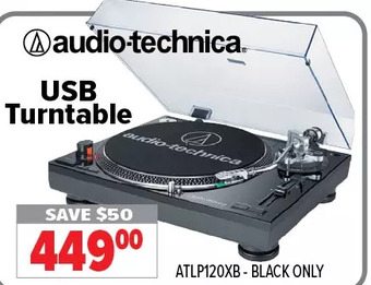2001 Audio Video Audio-technica usb turntable offer