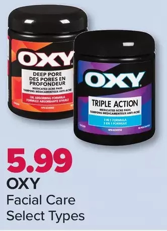 PharmaChoice Oxy facial care offer