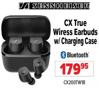 2001 Audio Video Sennheiser cx true wiress earbuds w/ charging case offer