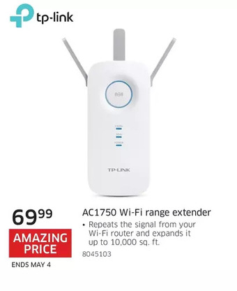 The Source Tp-link ac1750 wi-fi range extender offer