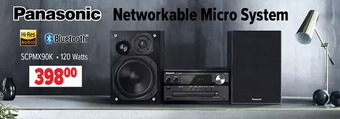 2001 Audio Video Panasonic networkable micro system offer