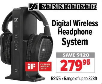 2001 Audio Video Sennheiser digital wireless headphone system offer