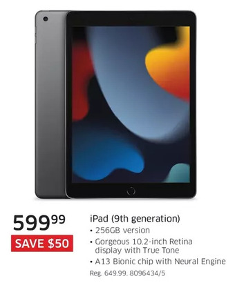 The Source Apple ipad (9th generation) offer