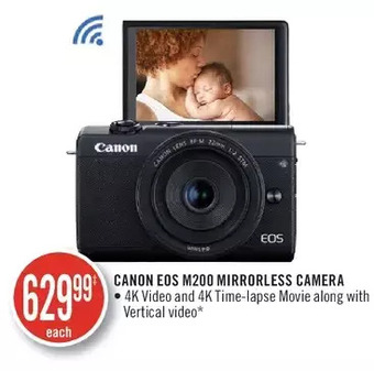 Shoppers Drug Mart Canon eos m200 mirrorless camera offer