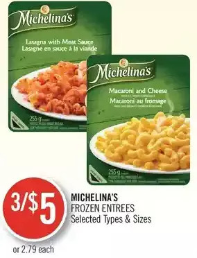 Shoppers Drug Mart Michelina's frozen entrees offer