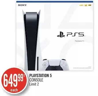 Shoppers Drug Mart Playstation 5 console offer