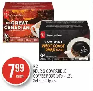 Shoppers Drug Mart Pc keurig compatible coffee pods offer