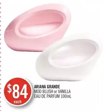Shoppers Drug Mart Ariana grande mod blush or vanilla eau de parfum offer
