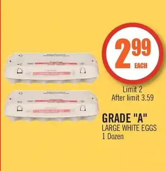Shoppers Drug Mart Grade a large white eggs offer