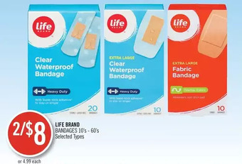Shoppers Drug Mart Life brand bandages offer