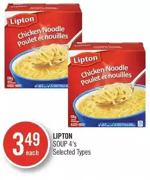 Shoppers Drug Mart Lipton soup offer