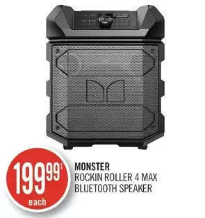 Shoppers Drug Mart Monster rockin roller 4 max bluetooth speaker offer