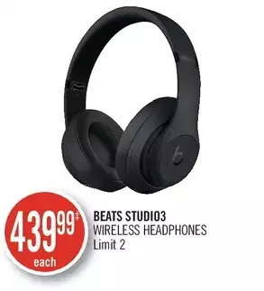 Shoppers Drug Mart Beats studio3 wireless headphones offer
