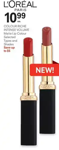 Guardian Pharmacy L'oréal paris colour riche intense volume matte lip colour offer