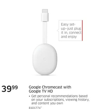 The Source Google chromecast with google tv hd offer