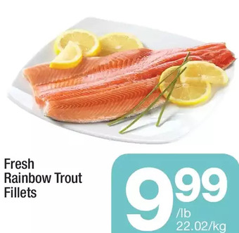 Highland Farms Fresh rainbow trout fillets offer