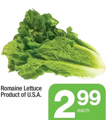 Highland Farms Romaine lettuce offer