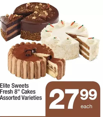 Highland Farms Elite sweets fresh 8 cakes offer