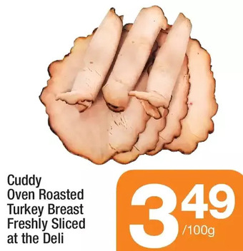 Highland Farms Cuddy oven roasted turkey breast offer